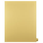 Markmaker - Intercalaires imprimes Legal, Chamois, 1/25th coupe, format lettre, sans trous, 25 tabs/PQT, 5 PQT/Boite, Numero 200-Intercalaires imprimes Legal