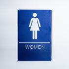 ENSEIGNES FUTECH POUR LAVAGE - SYMBOLE HOMME / FEMME + UNISEXE / HANDICAP-Matériel: plastique, Couleur: bleu marine
