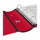 Staples - Reliure Better Binder, 2 po, rouge-Encart facile à insérer de l'intérieur