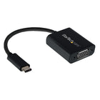 StarTech - Adaptateur USB-C vers VGA, noir-Branchement sans souci grâce au connecteur USB-C réversible