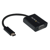 StarTech - Adaptateur USB-C vers VGA, noir-Branchement sans souci grâce au connecteur USB-C réversible