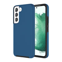 AXS - PROTech coque anti-choc avec bordures surelevees et une durabilite militaire pour Samsung GalaxyS22Plus,Bleu Cobalt-Resistant aux chocs