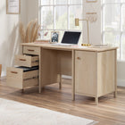 Sauder 59"W La Collection Whitaker Point Bureau - Finition Natural Maple-   Le tiroir à fichiers peut contenir des fichiers suspendus format Lettre ou Légal