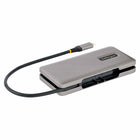 StarTech - Hub portable USB-C vers USB-A à 4 ports - Gris sidéral-3x ports USB-C et 1x ports USB-A prennent en charge des vitesses de transfert de données rapides (10 Gbit/s)