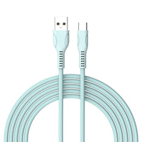 Câble Micro USB Basic Tech 3 pi - Bleu-Élégant et sans enchevêtrement