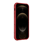 Axessorize - Mellow Bio Case Compostable Apple iPhone 12/12 Pro - rouge-Testé contre les chutes de 6’ – L’étui possède des coins renforcés qui se compriment en cas d’impact, ce qui permet d’absorber et de disperser le choc.