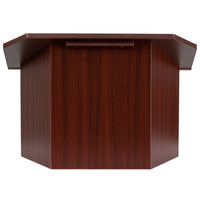 Flash Furniture – Lutrin à surface pliable de 19 x 27 x 16 1/4 po, acajou-Lutrin portable