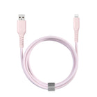 Basic Tech - Câble Lightning de 3 pi, Rose-Comprend une sangle d'organisation