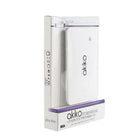 Akiko - Batterie externe à 2 ports de 9000 mAh, 5 x 3 po, blanc-Deux sorties USB : Rechargez deux téléphones intelligents ou un iPad à pleine vitesse (sortie USB 1 : 5 V, 2,1 A, sortie USB 2 : 5 V, 1,5 A); technologie de verrouillage d’alimentation avancée avec temps de veille allant jusqu’à 6 mois une fois entièrement chargé Trois voyants à DEL indiquent le niveau de charge de la batterie ou son chargement – La lampe torche intégrée à 2 lumières à DEL est pratique et vous fournit de la lumière quand vous e