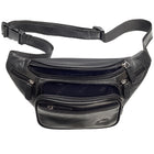 Mancini Buffalo Sac à taille Classique - Noir-Un compartiment principal zippé