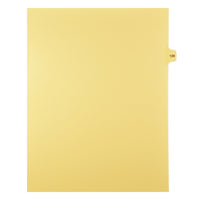 Markmaker - 25 tabs/PQT,5 PQT/Boite, Intercalaires imprimes Legal, Chamois, 1/15th coupe| format lettre, sans trous, Numero 139-Intercalaires imprimes Legal