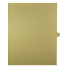 Mark Maker – Onglets séparateurs juridiques beiges, 1/15 onglets, format lettre, sans trous, numéro 23, 25/paquet-Onglets séparateurs beiges, 1/15 onglets