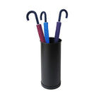 Futech – Porte-parapluie UB002, 20 po (haut.) x 8 po (prof.), noir-Seau pour parapluies en acier inoxydable