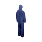 Combinaison jetable de standard qualité, polypropylène, Bleu, 3TG-Conçu pour vous garder propre lors de travaux salissants