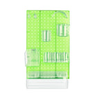 Azar - Kit d'organisateur de mur de panneaux perfacturés de 10 pièces avec un panneau et un assortiment d'accessoires - vert-Vendu en multiples de: 1