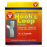 Hygloss – Bandes autoagrippantes, 3/4 po x 5 verges (HYG45105)-Blanc