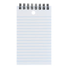 Merangue - Livrets de mémos - 3 x 5 po - 60 feuilles - Couleurs assorties - Paquet de 36-Lignes collégiales (espacement de 9/32 pouce) avec marge verticale de ligne rouge