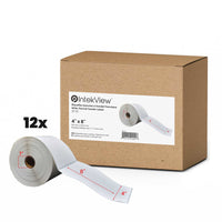 Premium Tape - 4 x 8 po (102 mm x 203 mm) Étiquettes Transfert Thermique - Noyau de 1 po (25 mm) - Paquet de 12-Étiquettes Transfert Thermique
