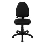 Flash Furniture – Fauteuil de bureau WLA654MGBK, noir-Chaise de travail contemporaine