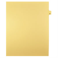 Markmaker - Intercalaires imprimes Legal, Chamois, 1/25th coupe, format lettre, sans trous, 25 tabs/PQT, 5 PQT/Boite, Numero 80-Intercalaires imprimes Legal