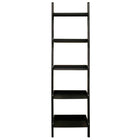 Nexxt - Étagère Hadfield à 5 niveaux, noir,  67 x 18 x 13 1/2 (po)-Capacité de mesure et de poids: l'étagère globale mesure 18 "L x 66" H et 14 "de profondeur. Une hauteur importante signifie que vous avez plus de 1,50 mètre du magnifique présentoir, créant un espace de stockage maximal. articles avec un peu plus de poids sur chaque étagère murale