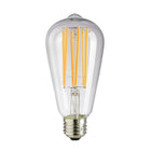 Northern Stars – Ampoule DEL 120V 7W ST64 (ST19) DEL 84790, intensité variable, blanc chaud, transparent, paquet de 2-Économie énergétique de 90 %