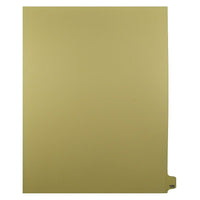 Mark Maker – Onglets séparateurs juridiques beiges, 1/25 onglets, format lettre, sans trous, numéro 125, 25/paquet-Onglets séparateurs beiges, 1/25 onglets