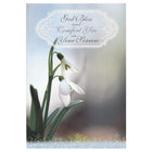 Rosedale – Cartes de sympathie et enveloppes, Gold Bless And Comfort You in Your Sorrow Sympathy, 5 1/2 x 8 po, 12/paqut (17559)-Imprimé sur papier cartonné non couché de haute qualité