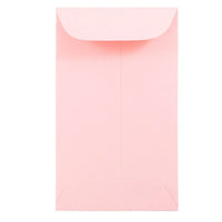JAM Paper - Enveloppes à monnaie no 3, 2,5 x 4,25 po, rose poudre, 500/paquet-Enveloppes à monnaie
