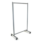 Luxor – Cloison/tableau blanc magnétique mobile, 38,5 po x 64 po (MD4072W)-Fait d'acier peint avec cadre en aluminium au fini chrome
