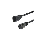 StarTech - NEMA 5-15R à NEMA Right-Angle 5-15P Flat Extension Cord, 3 '(PAC101R3)-Maximisez l’espace sur votre multiprise, votre parasurtenseur ou votre prise murale