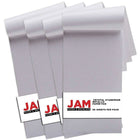 JAM PaperMD – Bloc papier Stardream métallique, 3 x 6 po, cristal, paq./4-Taille : 3 x 6 po
