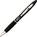 Zebra - Stylos rétractables Z-Grip Max – 0,7 mm – noir – paquet de 4-Pince en métal résistante; ne se plie pas facilement     