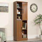 Sauder - 435133 La Collection HomePlus Meuble de rangement - Finition Sienna Oak-Six tablettes réglables. 