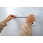 Luxor tableau blanc fantôme magnétique fixé au mur, 72 po x 40 po-Surface magnétique permettant l'affichage de documents et de papiers