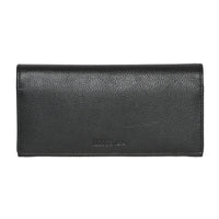 Roots - Femme Grand Portefeuille Pochette avec Chéquier Amovible - Noir-16 emplacements pour cartes de crédit