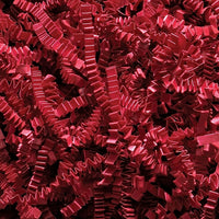 Papier crépon, rouge, boîte de 2 lb-Le papier crépon est idéal à utiliser dans les boîtes-cadeaux et les paniers avec des bandes uniques en zigzag qui ajoutent de la couleur et de la texture à l’emballage.