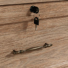 Sauder - La Collection Rollingwood Classeur lateral - Finition Brushed Oak-Mecanisme brevete de verrouillage de securite de tiroir assurant l'ouverture d'un seul tiroir à la fois.
