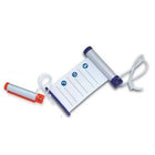 Élégance – Étiquette pour bagages « écrivez et roulez », argenté/gris-Type : Étiquettes pour bagages