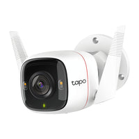 TP-Link - Tapo C320WS Caméra Wi-Fi de sécurité extérieure-Le capteur de lumière des étoiles haute sensibilité capture des images de meilleure qualité même dans des conditions de faible luminosité