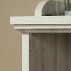 Sauder - Barrister Lane Bibliothèque - 47,52 po H - Finition White Plank (423672)-Assemblage rapide et facile