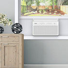 Danby - Climatiseur de fenêtre à inverseur de 10 000 BTU avec connexion sans fil - Blanc-Dispose d'un compresseur à inverseur pour 35 pourcent d'économies d'énergie grâce à la technologie avancée de l'inverseur à courant continu