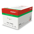 Papier copie certifié FSC de Staples, 20 lb, 8,5 po x 11 po, blanc, 5000 feuilles-20 lb