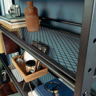 Sauder - La Collection Briarbrook Meuble d'ordinateur avec surmeuble - Finition Barrel Oak-Tiroir à coulisses à extension complete pour dossiers suspendus de format lettre.