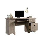 Sauder 59"W La Collection Sauder Select Bureau - Finition Laurel Oak-  Deux tiroirs avec glissières métalliques et butées de sécurité; le tiroir à fichiers peut contenir des fichiers suspendus de format Lettre ou A4