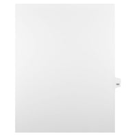 Mark Maker – Onglets séparateurs juridiques blancs, 1/25 onglets, format lettre, sans trous, numéro 191, 25/paquet-Onglets séparateurs blancs, 1/25 onglets
