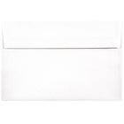 JAM Paper Enveloppes A9 doublées, blanc/rouge, 250/paquet-Intérieur vierge où écrire un mot personnalisé