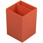JAM Paper - Desk Trio agrafeuse, distributeur de ruban adhésif et porte-stylo - Orange-Taille de l'agrafeuse : 6 x 2,5 x 1,125 pouces | Taille du distributeur de ruban adhésif : 4,5 x 2,5 x 1,75 pouces | Taille du porte-stylo : 2,75 x 2,75 x 3,875 pouces