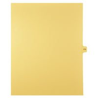 Markmaker - 25 tabs/PQT,5 PQT/Boite, Intercalaires imprimes Legal, Chamois, 1/15th coupe| format lettre, sans trous, Numero 173-Intercalaires imprimes Legal