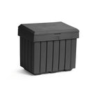 Tillson Brands - Grand bac à sel, gris, 200 kg, 23 po L x 32 po L x 30 po H-Bacs durables en polyéthylène haute densité